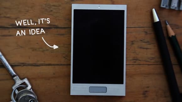 Ce téléphone, aussi séduisant qu'il puisse être, n'est qu'un projet.