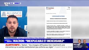 Yohan Maras (Alliance Police Nationale) sur Nahel: "Le policier est un citoyen qui a le droit à la présomption d'innocence comme tout le monde"