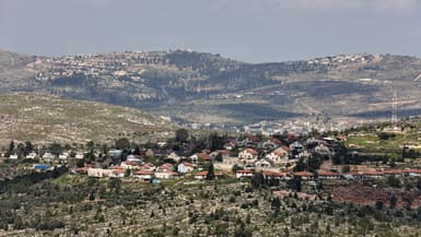 Un village près de Naplouse en Cisjordanie occupée, le 20 mars 2024