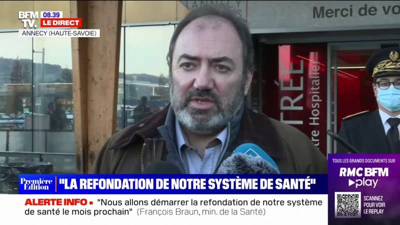 "Nous arrivons à une phase un petit peu plus calme en ce qui concerne le Covid et la bronchiolite" affirme François Braun