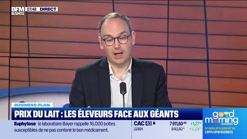 François-Xavier Huard (FNIL) : Prix du lait, les éleveurs face aux géants - 23/02