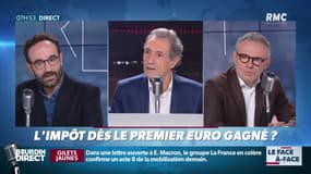 Brunet & Petersen: L'impôt sur le revenu dès le premier euro gagné ? - 04/01