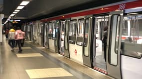 Le métro à Lyon