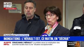 Crue dans l’Hérault: “Nous n'avons heureusement pas de victimes à déplorer,” rapporte Chantal Mauchet, préfète de l’Hérault