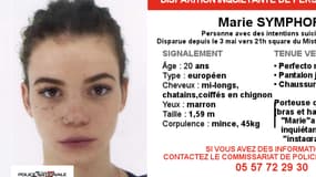 La jeune femme de 20 ans a disparu depuis le mercredi 2 mai 2018. 
