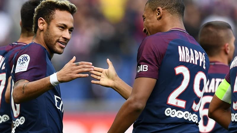 Neymar et Kylian Mbappé