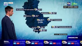 Météo Rhône: un ciel chargé avec un risque important d'orages, jusqu'à 29°C attendus à Lyon