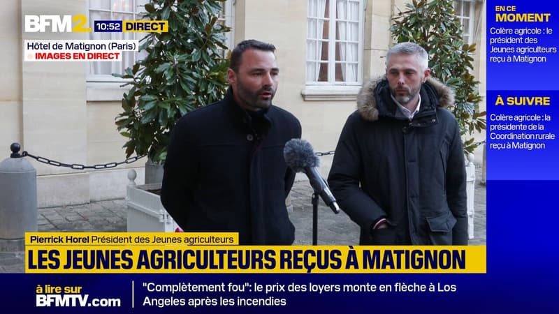 Pierrick Horel (Jeunes agriculteurs) : 