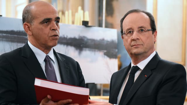 François Hollande et Kader Arif
