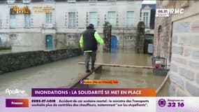 Inondations: à Redon, les habitants se serrent les coudes 