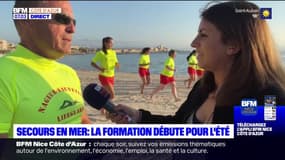 Antibes: la formation début pour les sauveteurs en mer