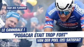 Tour des Flandres : Van Der Poel "heureux de la 2e place, Pogacar était vraiment fort"