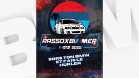 Publication sur le compte Instagram de l'organisateur du rassemblement automobile prévu à Lyon le 6 mars 2025