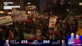 Les images de manifestations pro-Biden à New York exigeant que "chaque vote compte"