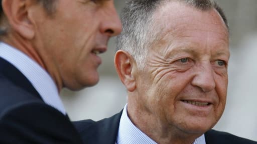 Jean-Michel Aulas et Claude Puel, futur ex entraîneur de l'OL.