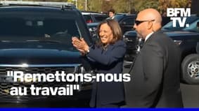 Back at Maison Blanche, Kamala Harris received recognition from her team. 