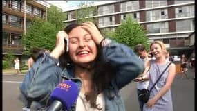 La joie de bacheliers à l'annonce des résultats
