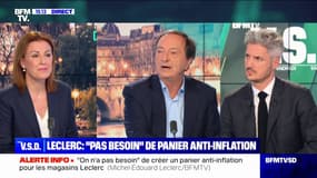 Grande distribution: "On est ouverts à travailler avec le gouvernement à se battre contre l'inflation", affirme Michel-Édouard Leclerc