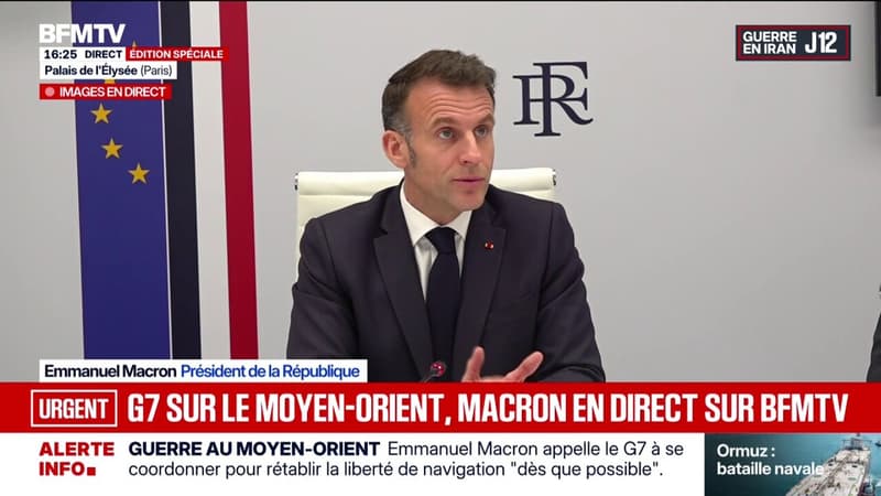 Emmanuel Macron dit vouloir assurer "la libre circulation" dans le détroit d'Ormuz devenu un "théâtre de guerre"