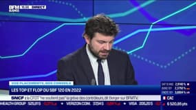 Jean-Louis Dell'oro (BFM Business) : Les tops et les flops du SBF 120 en 2022 - 22/12