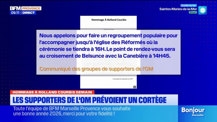 Hommage à Rolland Courbis. Les supporters de l'OM prévoient un cortège 