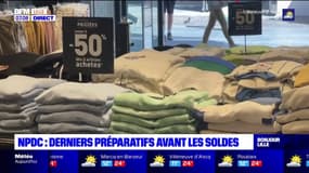 Nord-Pas-de-Calais: les commerçants se préparent au début des soldes d'été