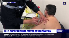 Lille: franc succès pour le centre de vaccination