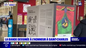 Marseille: la bande dessinée à l'honneur à la gare Saint-Charles