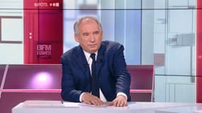 François Bayrou sur le plateau de BFM Politique