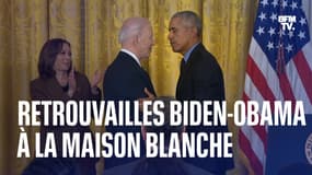 Les retrouvailles (presque troublantes) de Barack Obama et Joe Biden à la Maison Blanche