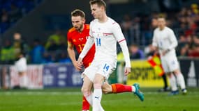 Jakub Jankto avec la République tchèque en 2022.