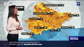 Météo Côte d'Azur: des éclaircies dans l'après-midi, 12°C attendus à Nice