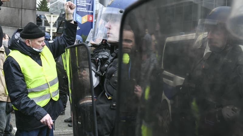 Rassemblement de gilets jaunes à Besançon, le 9 mars 2019. (photo d'illustration)