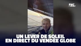 Vendée Globe : Le lever de soleil vous est offert par Maxime Sorel