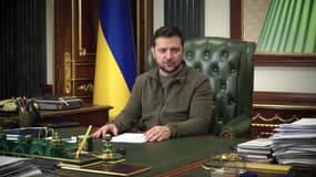 Zelensky s'est adressé aux Ukrainiens dans une vidéo publiée dans la nuit de mardi à mercredi. 