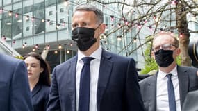 Ryan Giggs à son arrivée au tribunal de Manchester en avril 2021