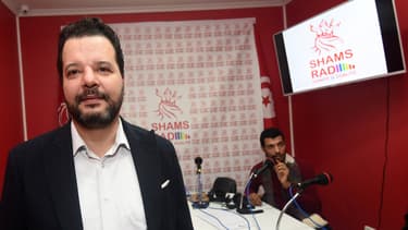 L'avocat Mounir Baatour, le 18 décembre 2017 à Tunis.