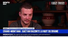 "Je ne me rappelle pas avoir vu d'extincteur en haut": Gaëtan, salarié du bar le Constellation et blessé dans l’incendie, témoigne auprès de BFMTV