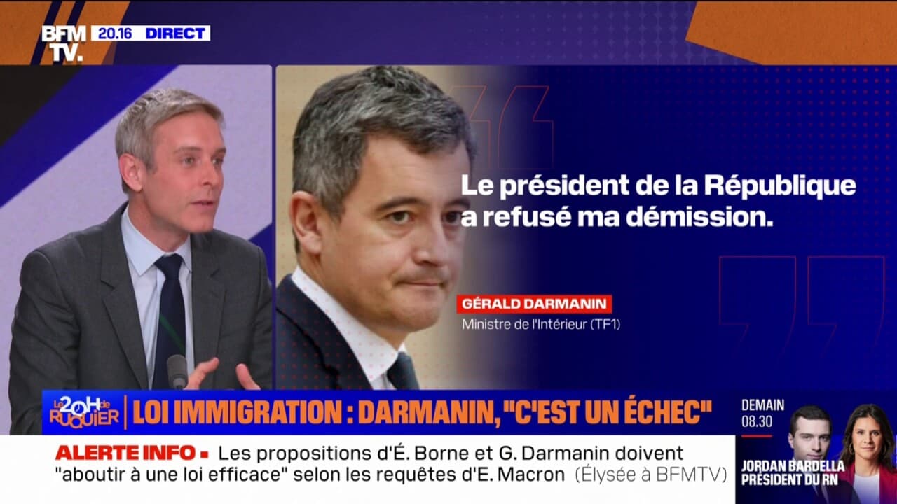 Gérald Darmanin Ne Retirera Pas Le Projet De Loi Immigration