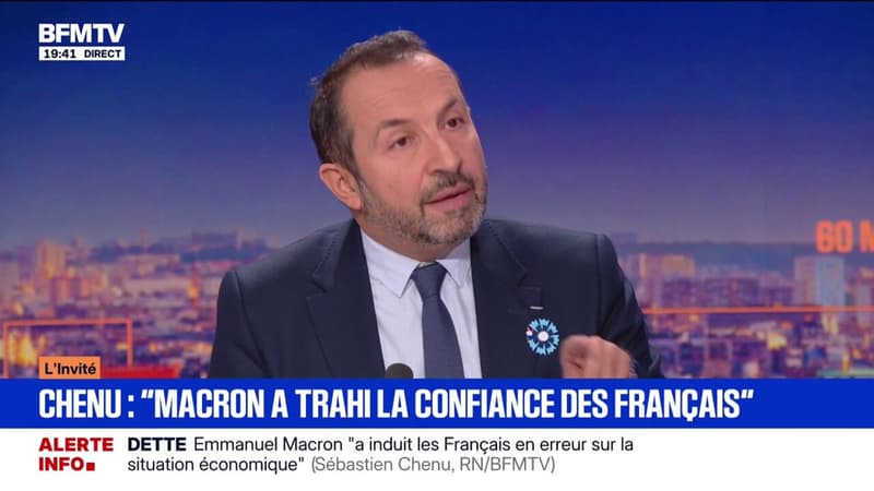 Pour Sébastien Chenu (RN), "Emmanuel Macron et Bruno Le Maire ont ruiné le pays"