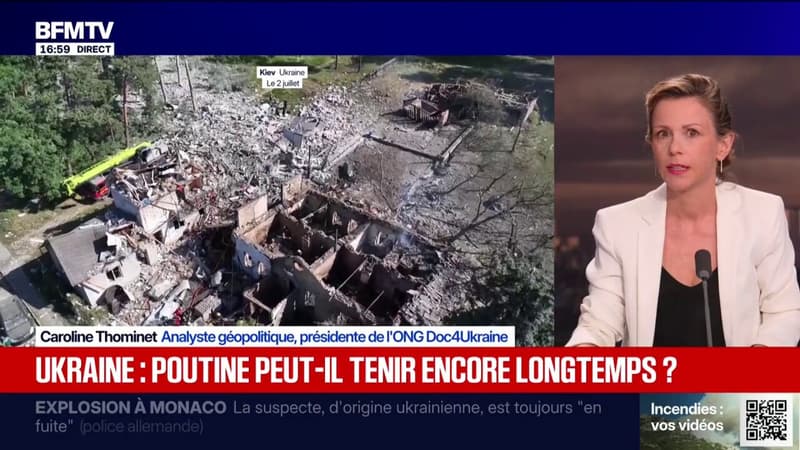Guerre en Ukraine: "Vladimir Poutine ne se résignera pas", estime Caroline Thominet, analyste géopolitique