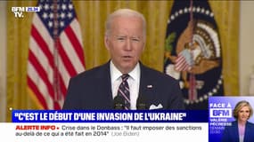 "On peut toujours éviter le pire" affirme Joe Biden au sujet de la crise ukrainienne