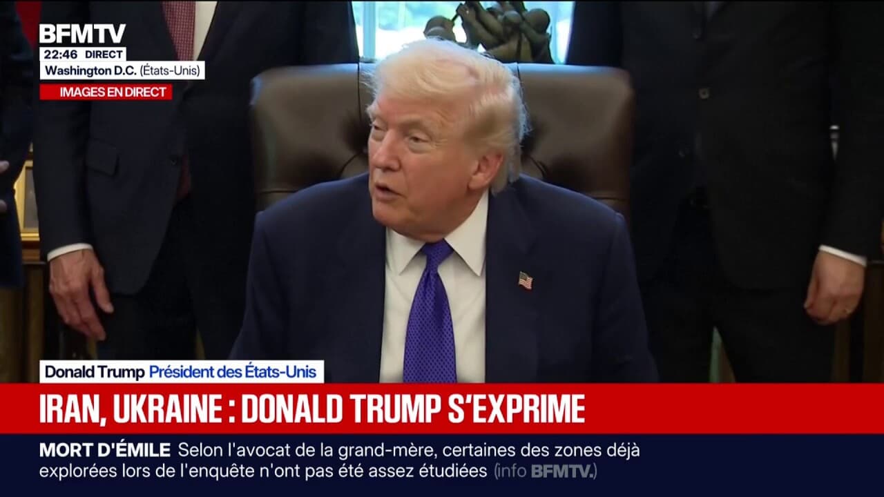 "Les plus grands navires, les meilleurs se dirigent vers l'Iran", déclare Donald Trump Kép