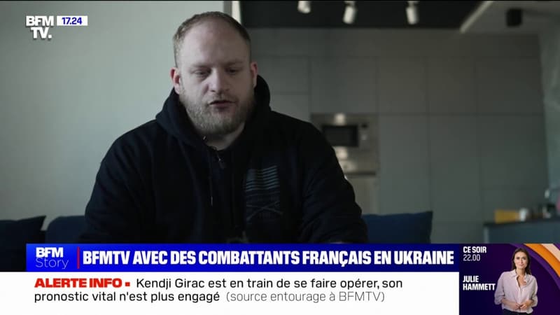 LIGNE ROUGE - Le témoignage de Maxime, combattant français en Ukraine, qui a perdu une jambe au cours d'une mission