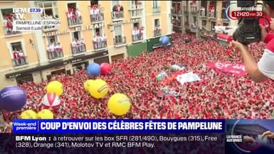 Espagne: les festivités de la San Fermin ont débuté à Pampelune