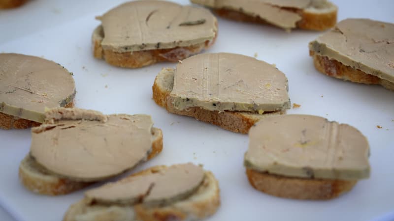 Les Français ont acheté bien plus de foie gras et de saumon pendant les fêtes, mais moins de champagne