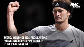 Zverev dénonce des accusations "mensongères" et "infondées" d'une ex-compagne
