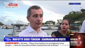 Gérald Darmanin s'exprime depuis Mayotte
