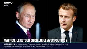 La question d'un échange direct entre Vladimir Poutine et Emmanuel Macron refait surface