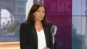 La maire de Paris, Anne Hidalgo, sur le plateau de BFMTV-RMC, le 13 mai 2020.